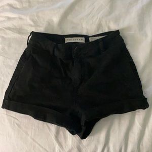 Pacsun Bullhead High Waisted Black Shorts